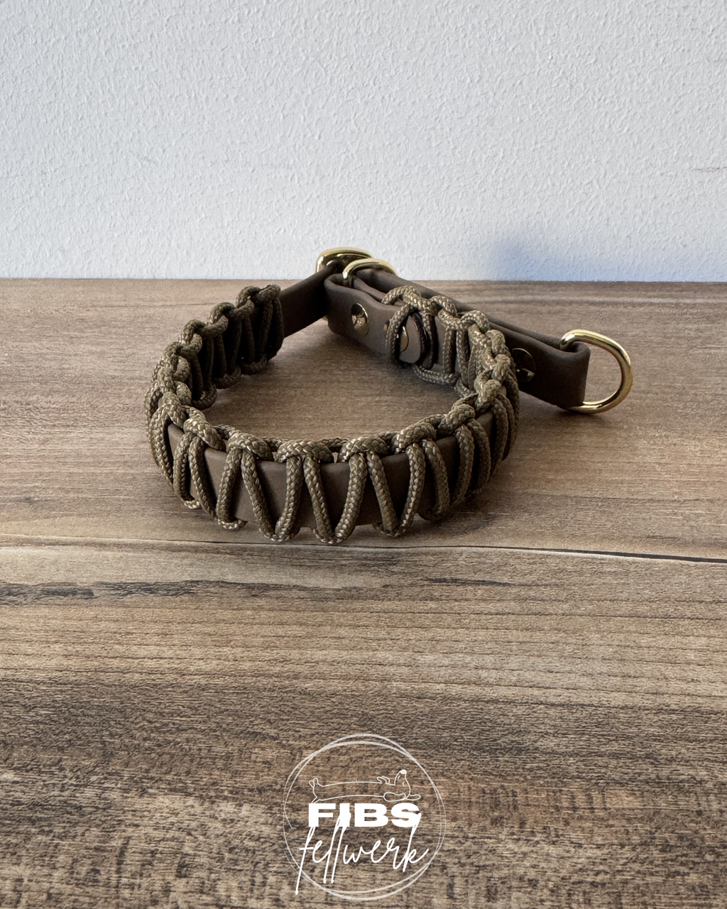 Zugstopphalsband Biothane x Paracord