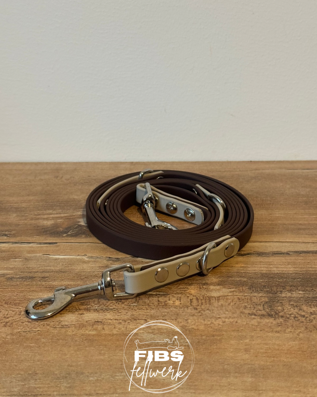 Mix & Match Leine dunkelbraun & Taupe