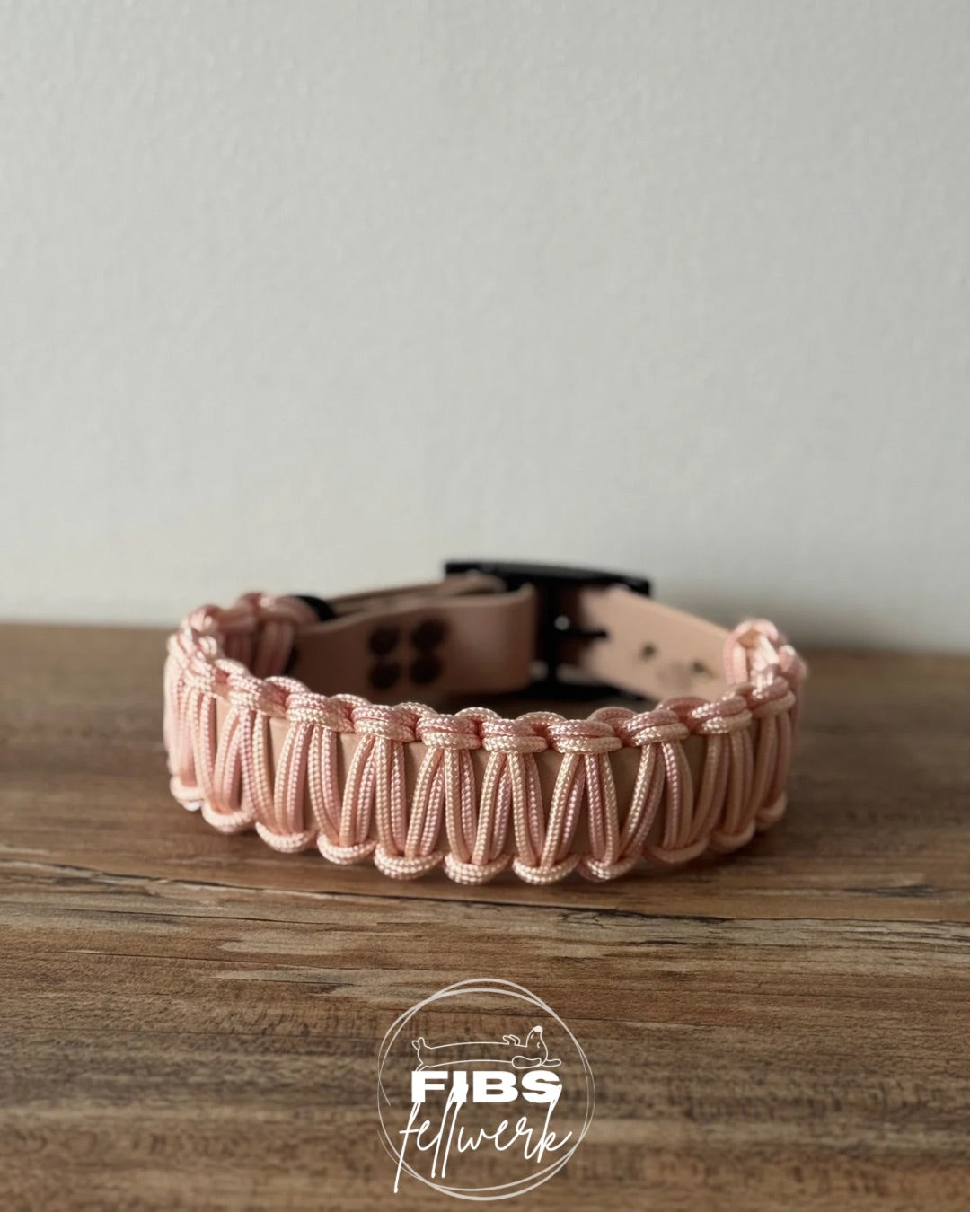 DuoWave Biothane x Paracord Halsband