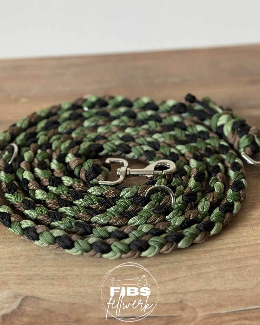 doppeltgeflochtene Hundeleine