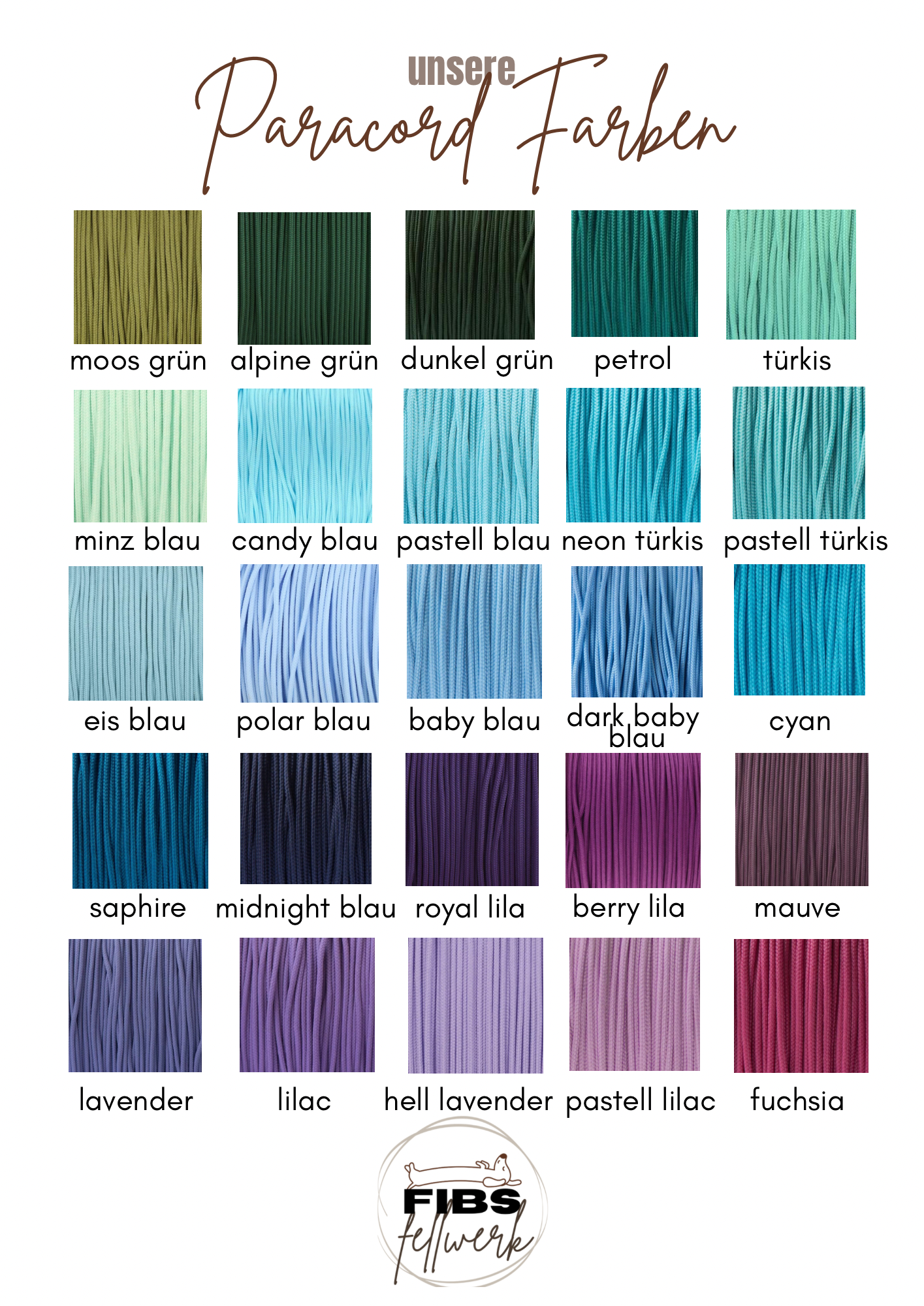 DuoLine Biothane x Paracord Halsband