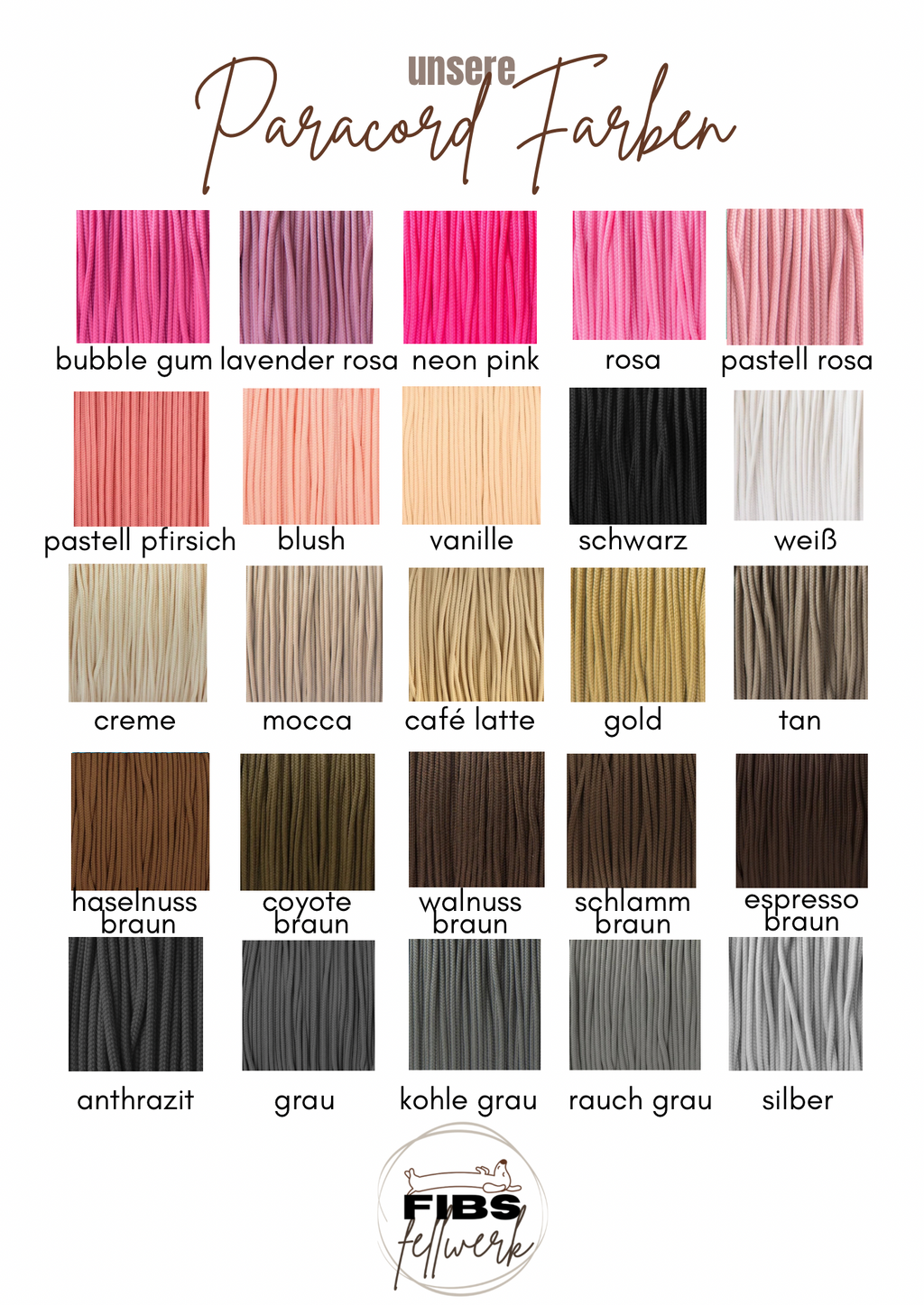 DuoLine Biothane x Paracord Halsband