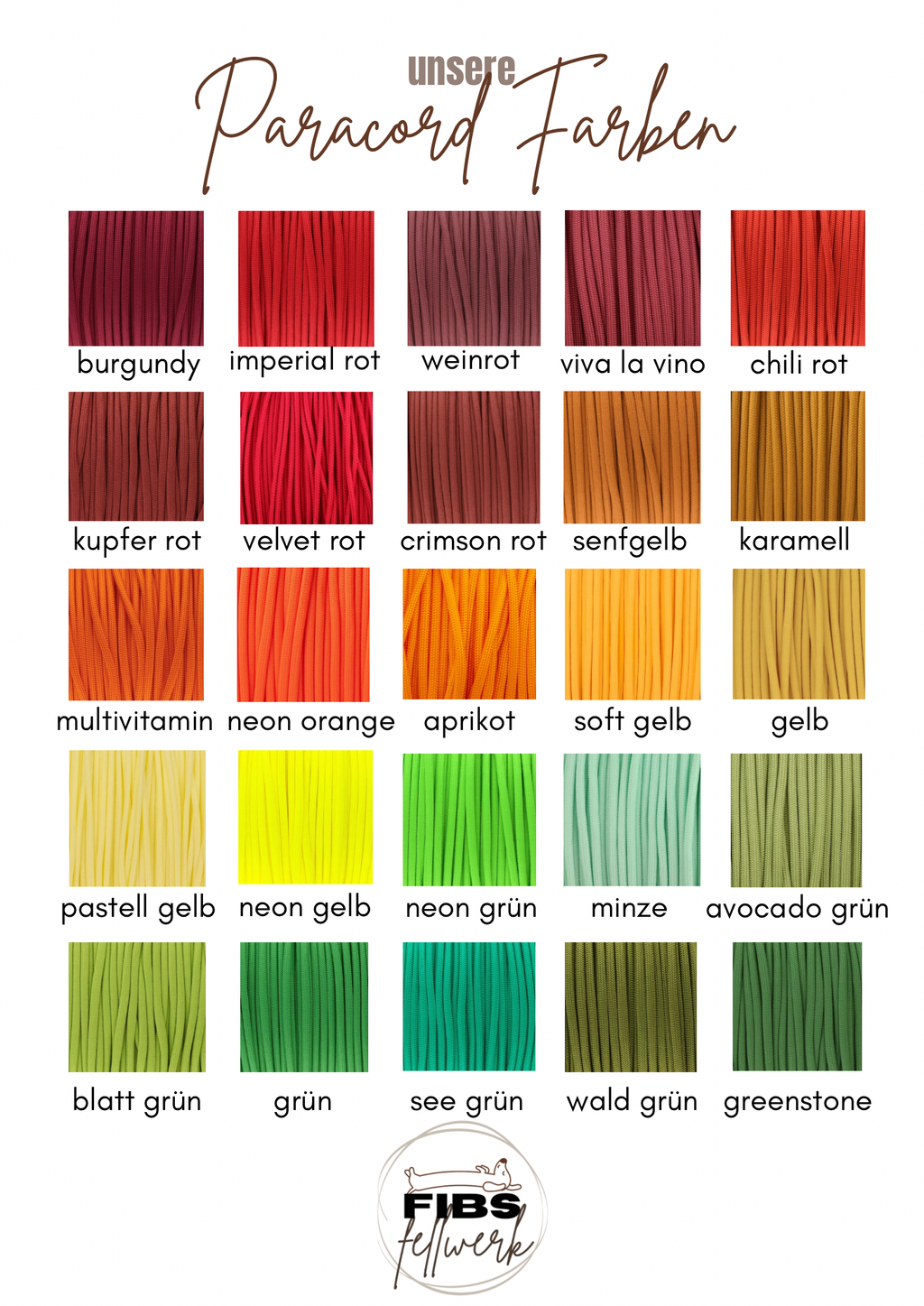 Paracord Flechtleine 'Flow'