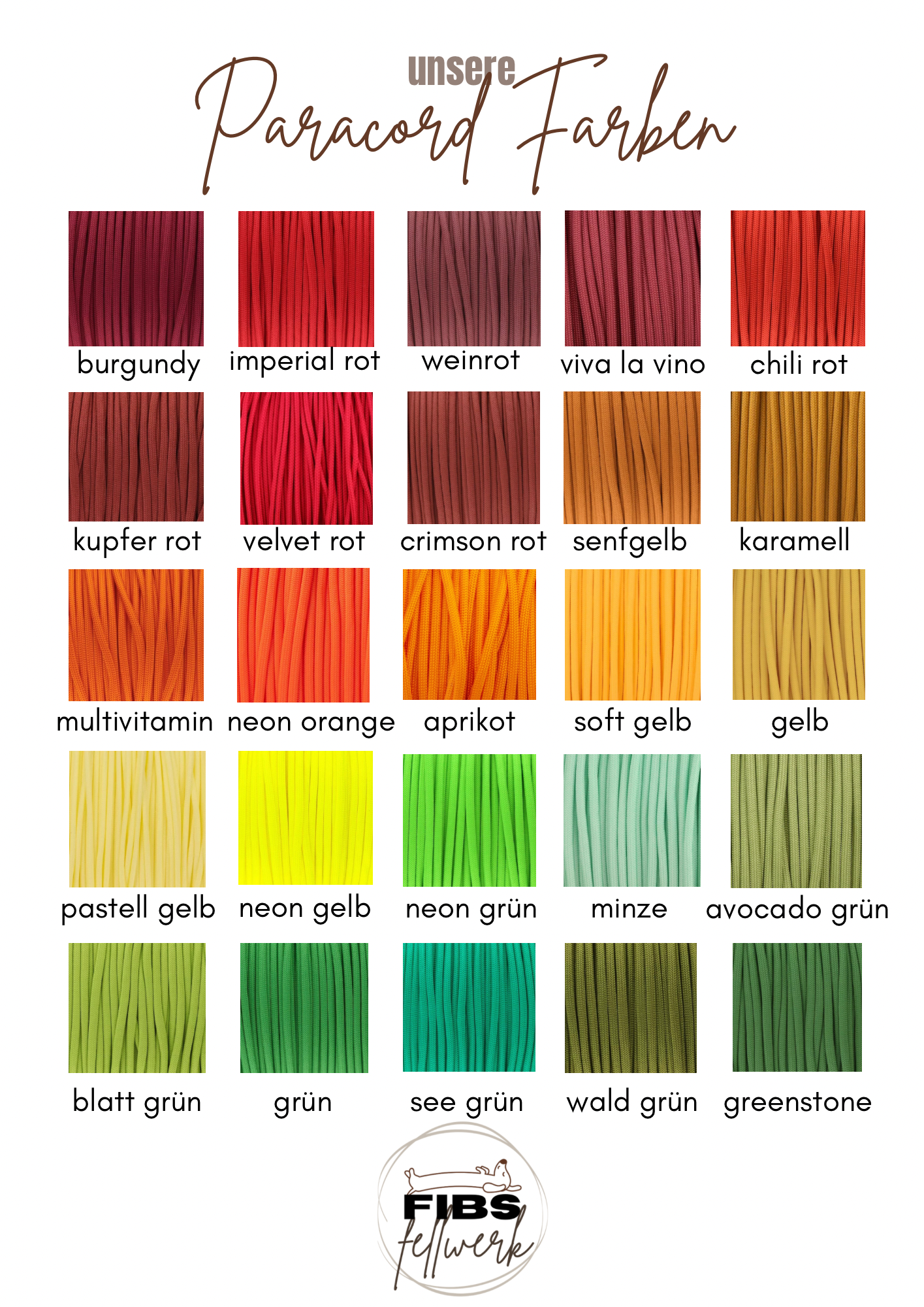 Paracord Flechtleine 'Flow'