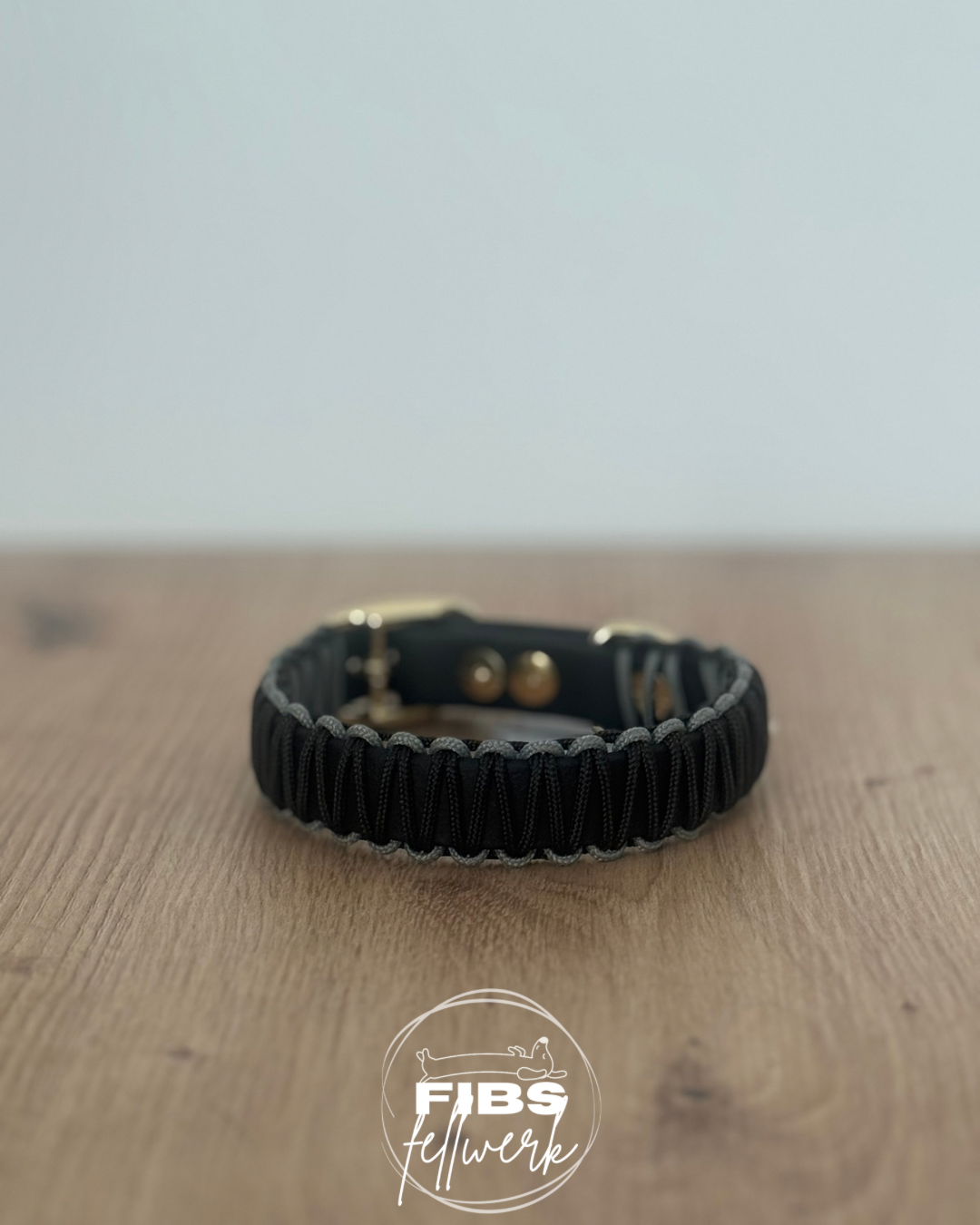 DuoLine Halsband schwarz S