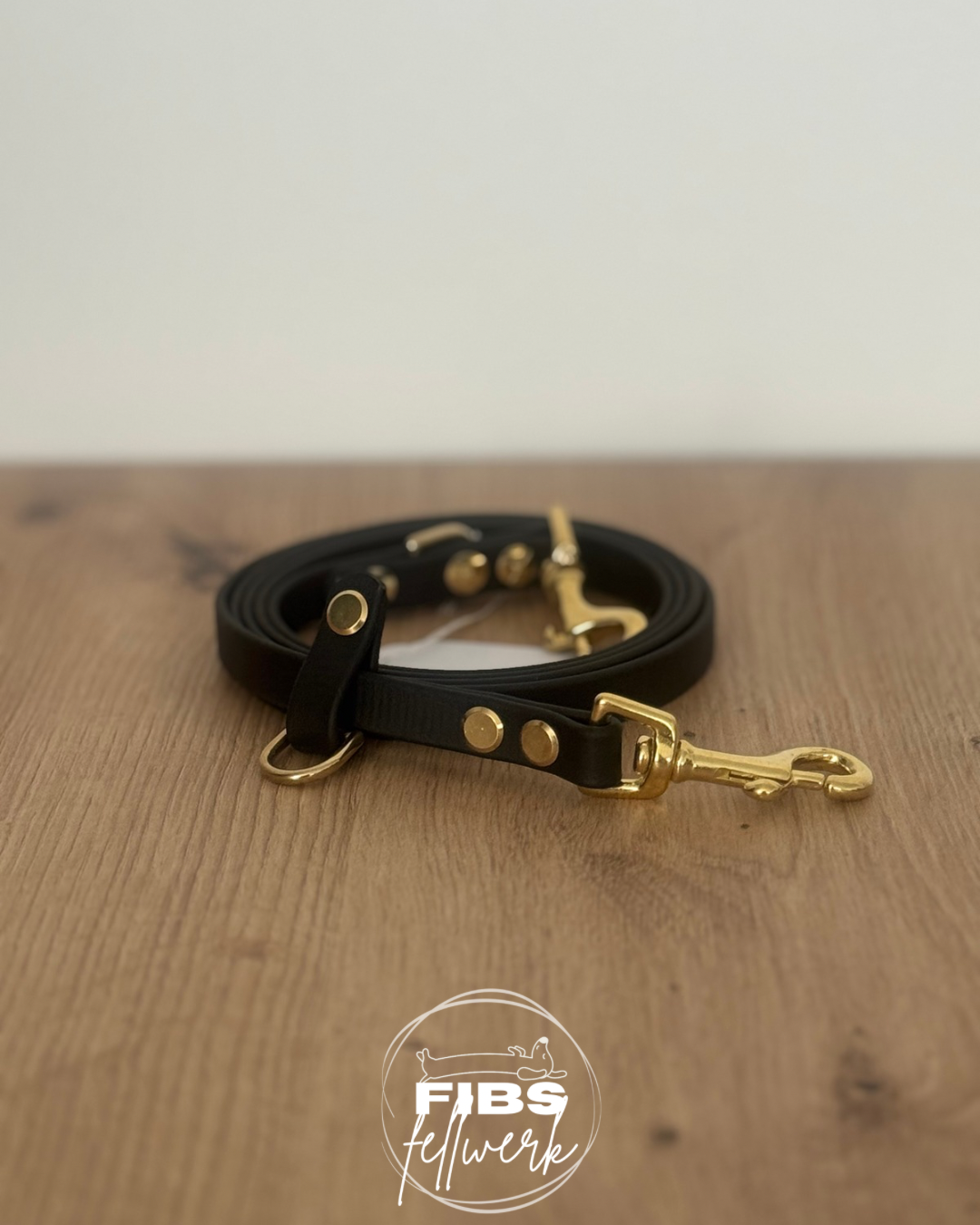 Biothane Führleine schwarz