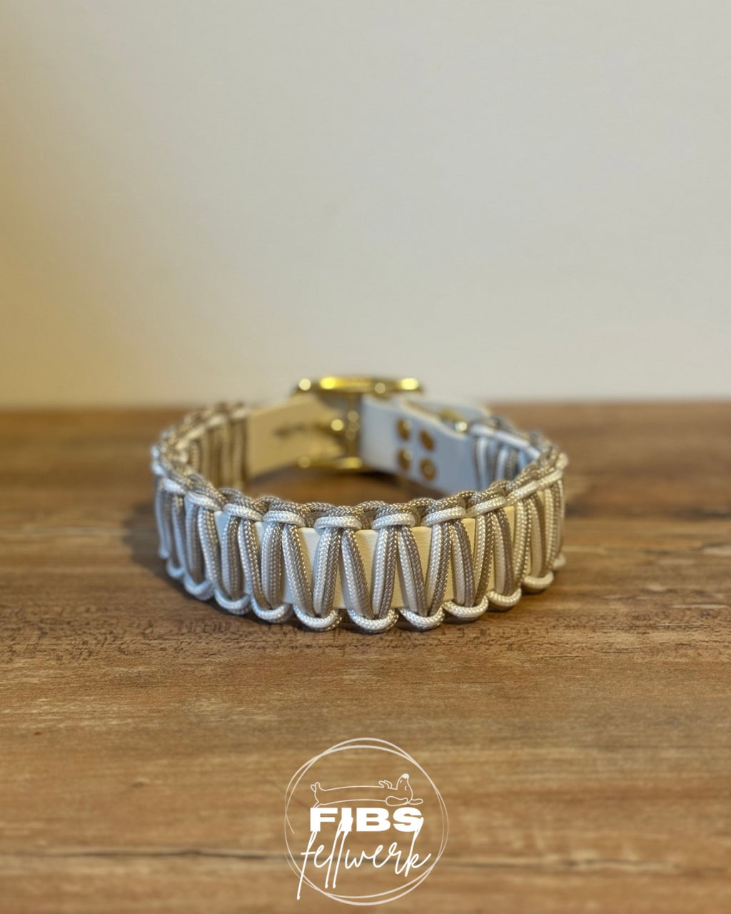 DuoWave Biothane x Paracord Halsband