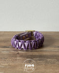 Frühlingskollektion Biothane x Paracord Halsband Lila