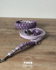 Frühlingskollektion Biothane x Paracord Set Lila